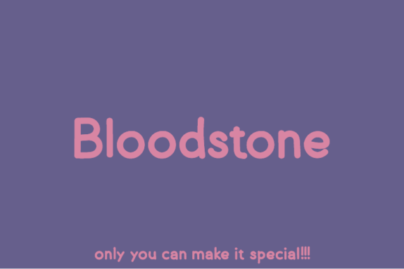 Bloodstone Typeface: A Designer’s Take on Unique Sans Serif Branding