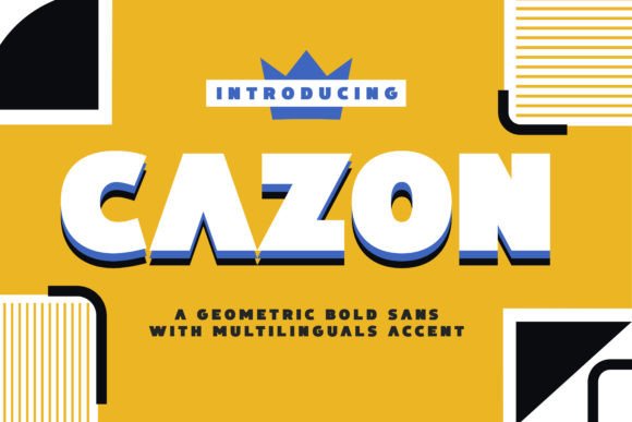 Cazon Typeface: A Modern Sans Serif for Bold Branding
