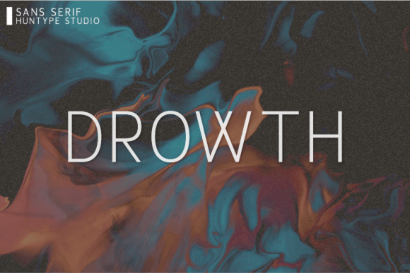 Drowth Typeface: A Practical Test for Modern Web Layouts