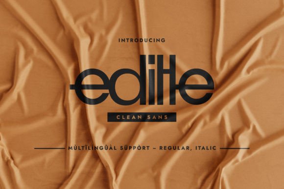 Editle Typeface: A Minimalist Sans Serif for Clean Web Design