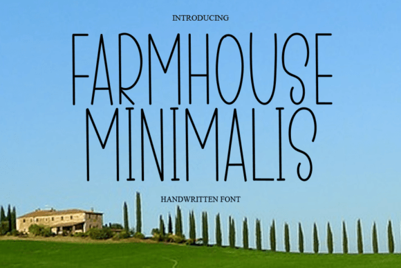 Farmhouse Minimalis Typeface Review: Elevating Campaign Visuals
