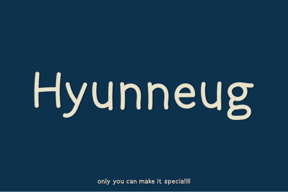 Hyunneug: A Unique Sans Serif for Modern Editorial Design