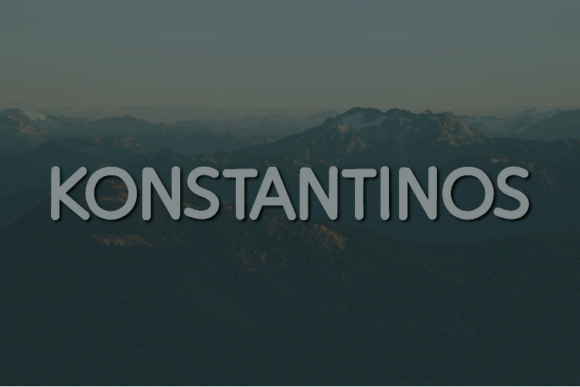 Konstantinos: A Unique Sans Serif Typeface for Modern Brand Identity