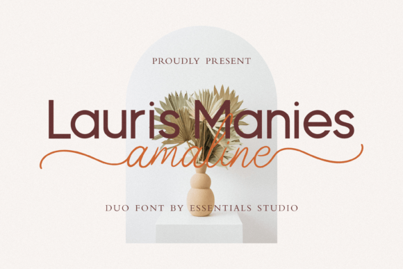 Lauris Manis Amaline Duo: A Chic Font Pairing for Boutique Brands
