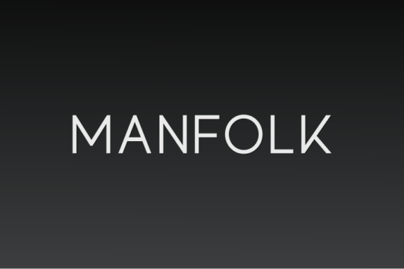 Manfolk Typeface: A Versatile Sans Serif for Crafters and Sellers