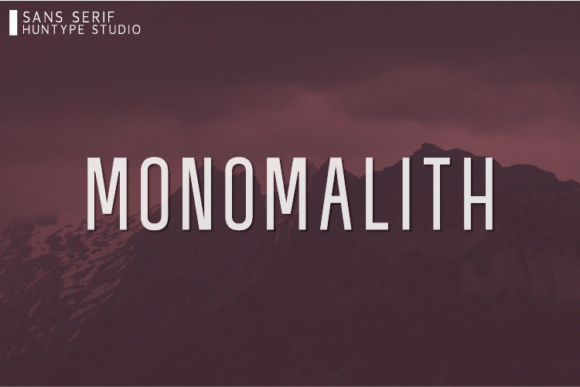 Monomalith: The Versatile Sans Serif Typeface for Polished Branding