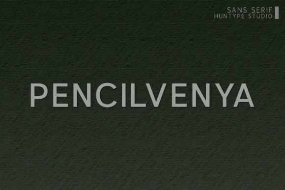 Pencilvenya: A Versatile Sans Serif Typeface for Modern Branding