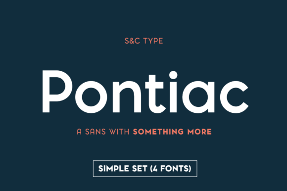 Pontiac Typeface: A Parisian Sans Serif for Modern Brand Identity