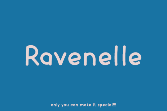Ravenelle: A Unique Sans Serif Typeface for Modern Editorial Design