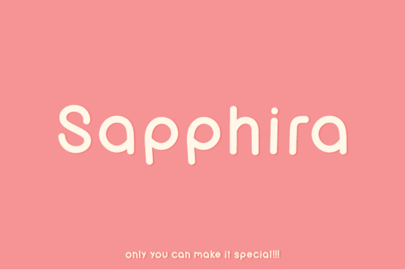 Sapphira: A Unique Sans Serif Typeface for Modern Brand Identity