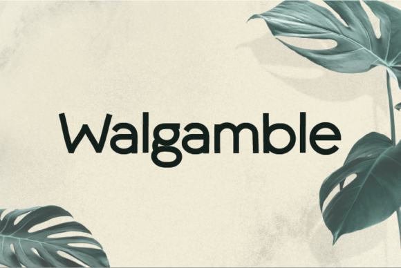 Walgamble: The Versatile Sans Serif Font for Modern Business Branding