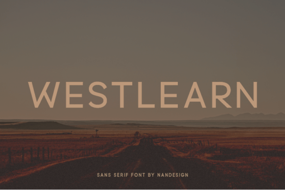 Westlearn: A Modern Sans Serif Font for Polished Brand Identity