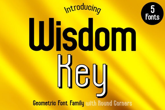 Wisdom Key: A Geometric Sans Serif for Modern Web Design