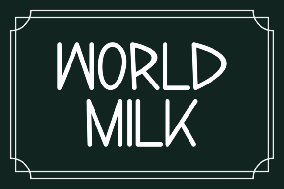 Word Milk: A Modern Sans Serif Typeface for Editorial Clarity